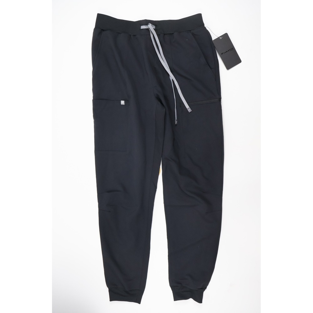 Fabletics Scrub Jogger High-Rise On-Call Black Solid M Regular NWT